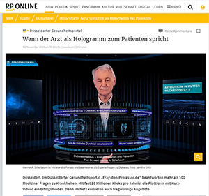 Rheinische Post Artikel über Frag den Professor